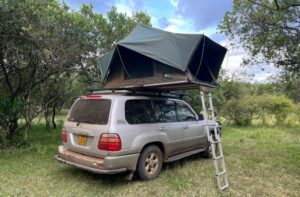Rooftop tent land cruiser for rent