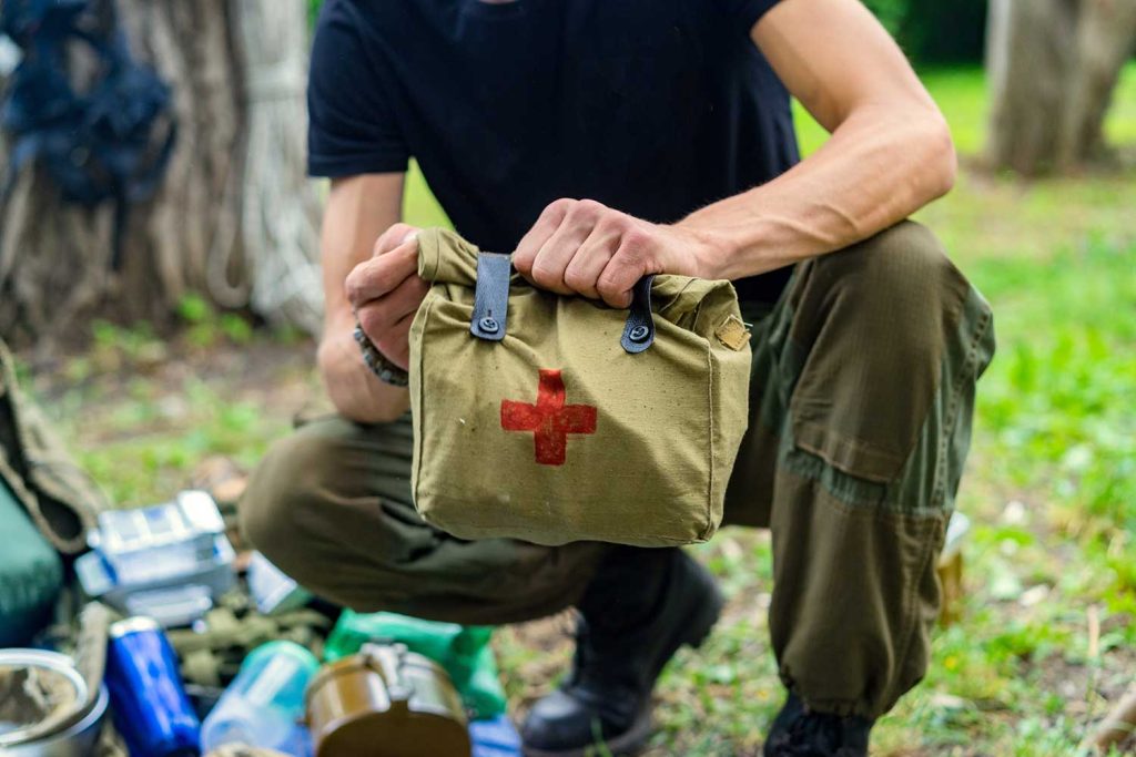 first aid kit on Uganda safari
