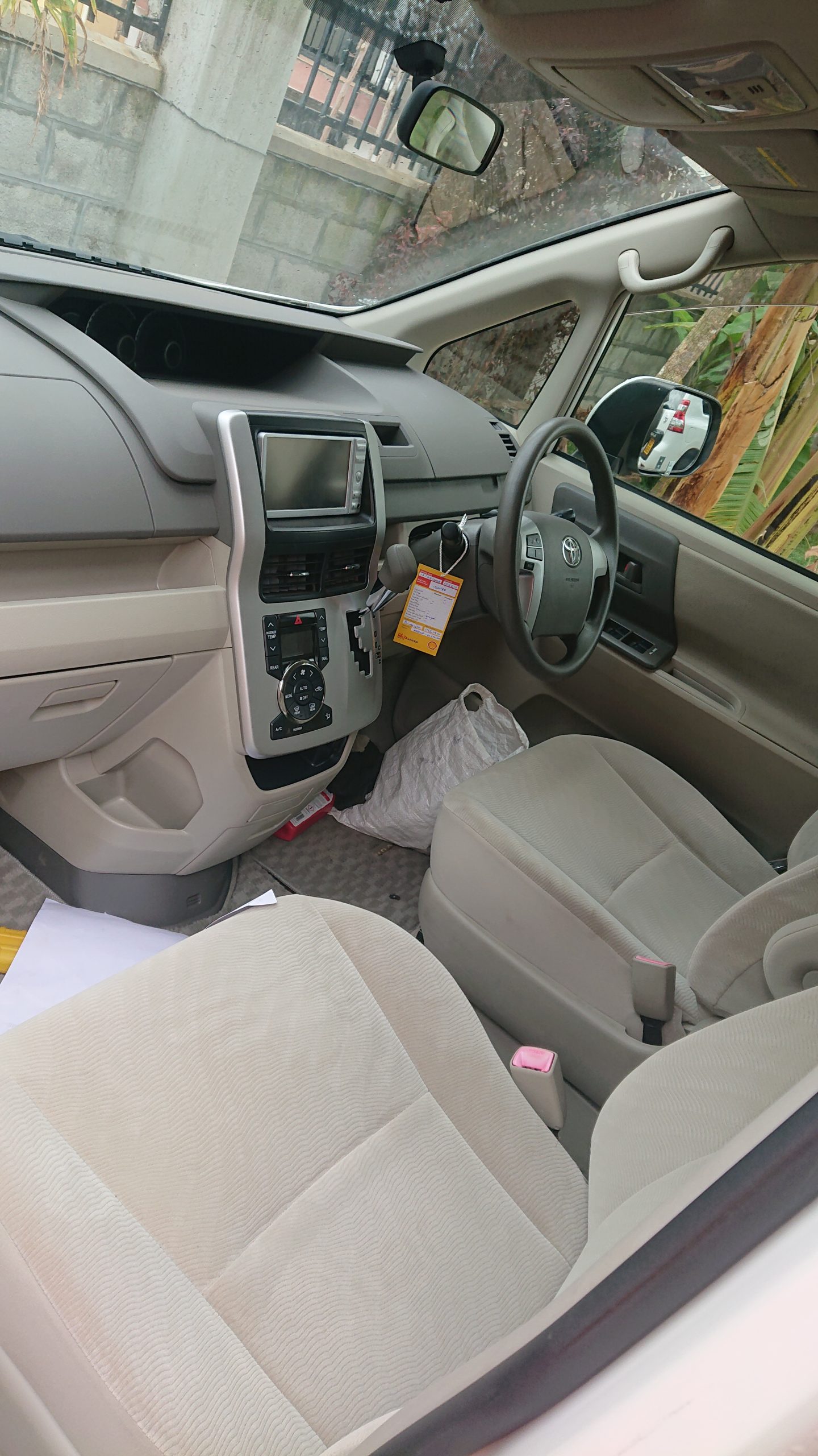 Inside a Toyota Noah Uganda