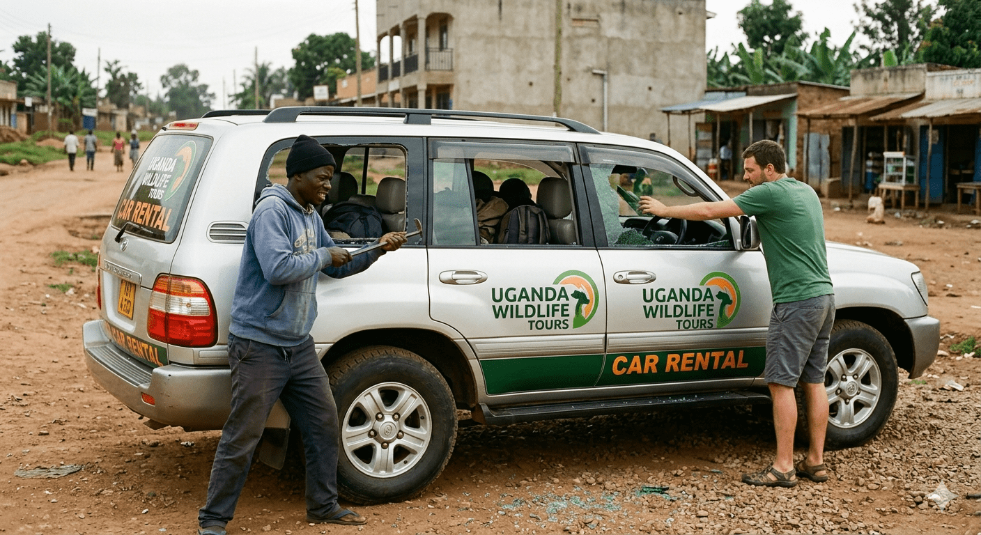 Branded rental cars in Uganda attract thieves