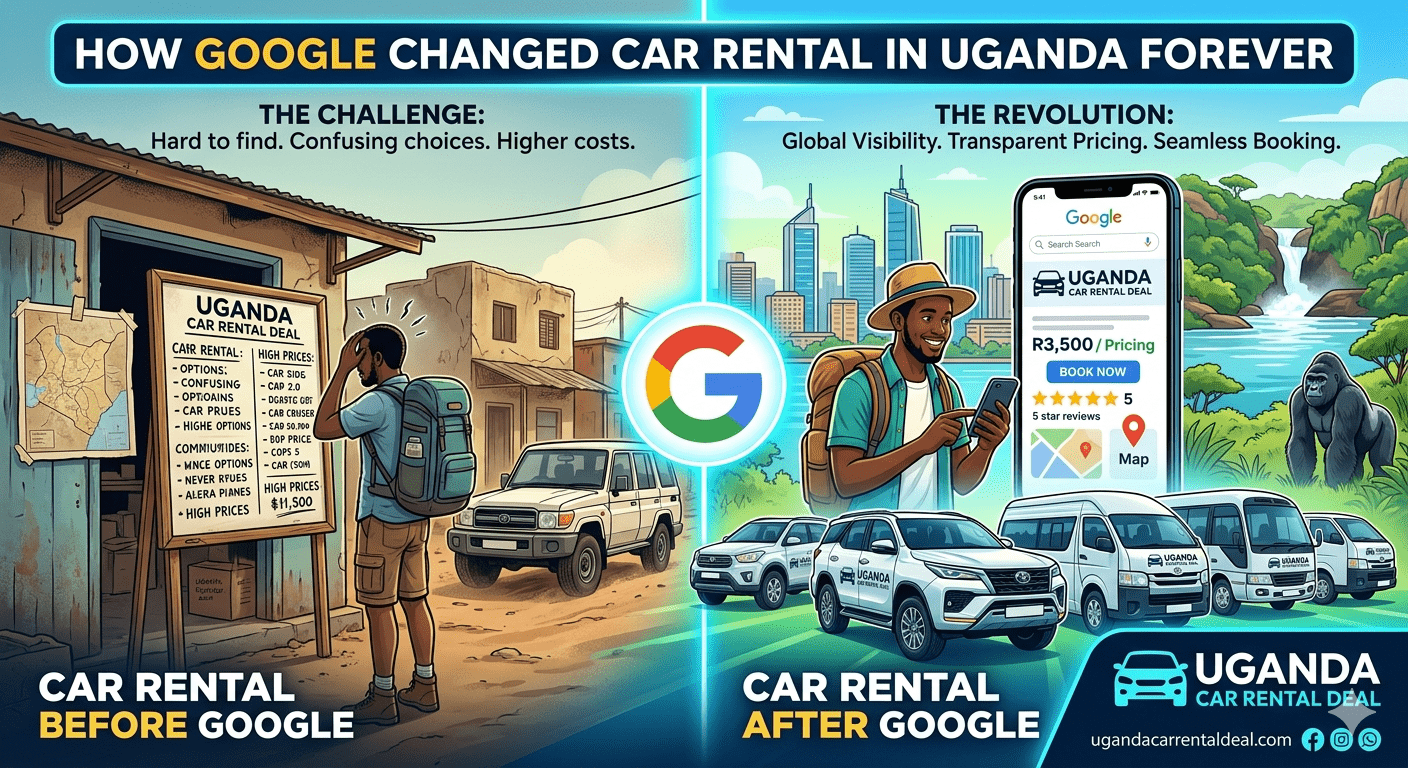 Google changed Uganda car rental industry forever