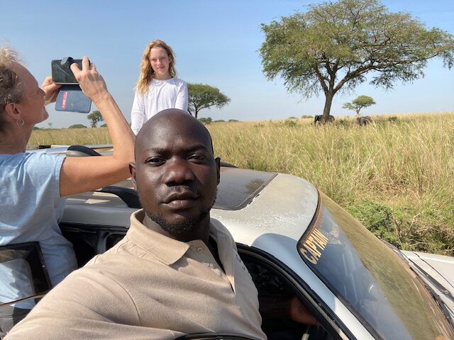 driver in uganda acts as bodyguard